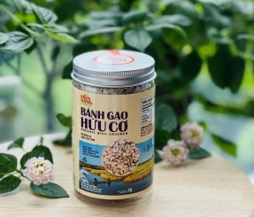 Bánh gạo hữu cơ hoa nắng (70g)