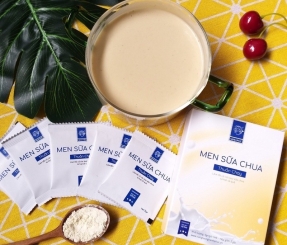 Men sữa chua thuần chay Hạnh Phúc