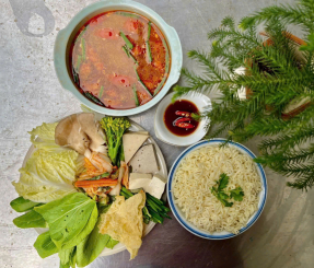 Mì lẩu kim chi 