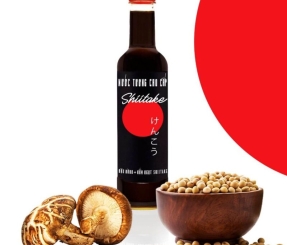 Nước tương cao cấp Shiitake chai nhựa (525ml)