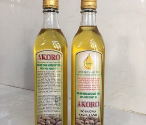 Dầu đậu phộng nguyên chất 100% Akoro